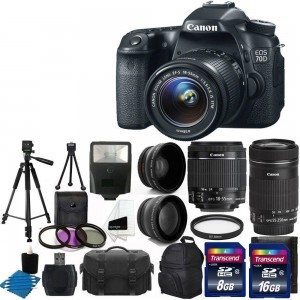 Canon 70D Mega Pack | Photography 101- A beginner's guide to shopping the best photography equipment. Camera packing list, and photography FAQs - TravelBreak.net