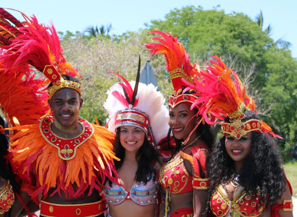 Nassau Junkanoo Carnival Bahamas - TravelBreak.net Red Costume