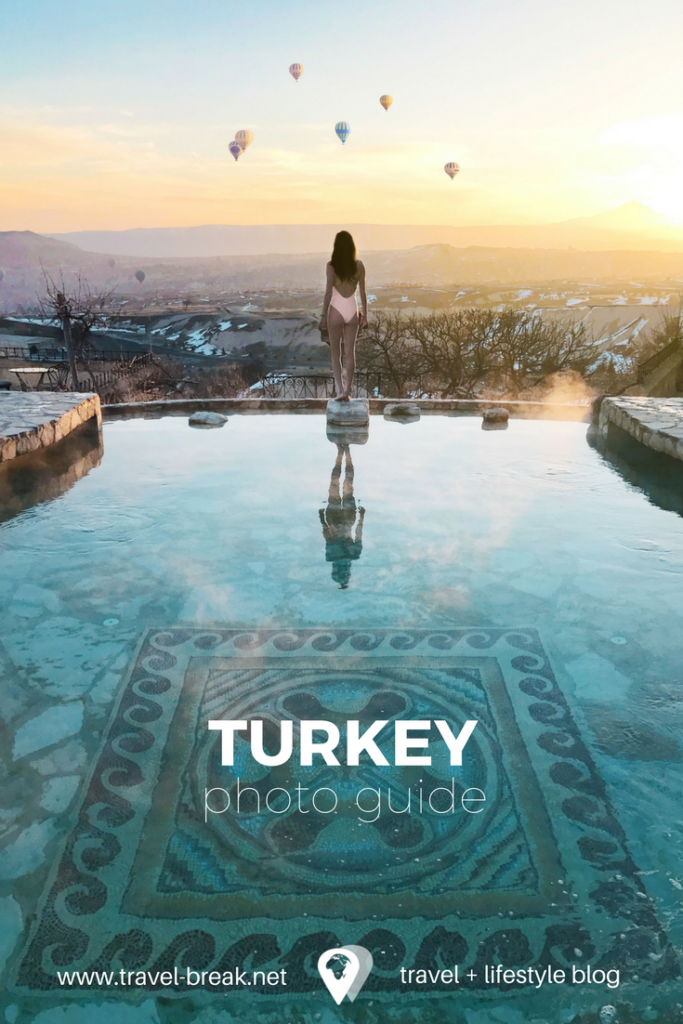 Patarimai ir svarbiausi dalykai, kuriuos reikia padaryti Turkijoje, įskaitant Stambulo, Kapadokijos, Efezo ir Pamukalės nuotraukų vadovą.  Iš kelionių tinklaraščio „Travel-Break.net“