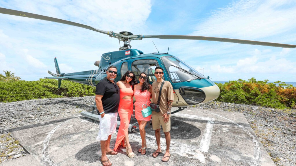 Four Seasons Bora Bora has a helipad on the property - Best Things to do in Bora Bora