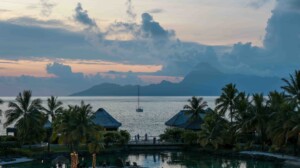 Catch a sunset at the Intercontinental Tahiti Resort & Spa