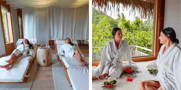 excellent massage with a view as one of the best activities to do in bora bora